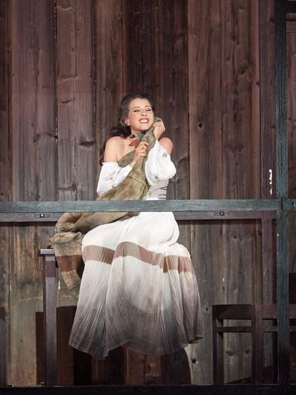 Lisette Oropesa as Gilda in Rigoletto at Wiener Staatsoper