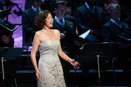 Lisette Oropesa singing Norma at the Savonlinna Opera Festival