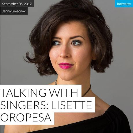 Lisette Oropesa is interviewed in Schmopera