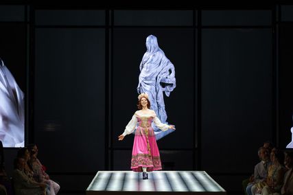 Lisette Oropesa as Amina in La Sonnambula at Teatro dell'Opera di Roma