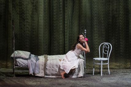 Lisette Oropesa as Gilda in Rigoletto at Teatro dell'Opera di Roma
