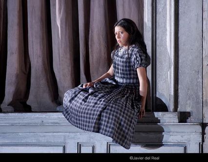 Lisette Oropesa as Lucia in Lucia di Lammermoor at Teatro Real