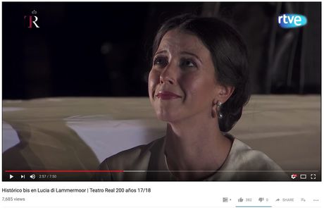 Lisette Oropesa Bis at the Teatro Real