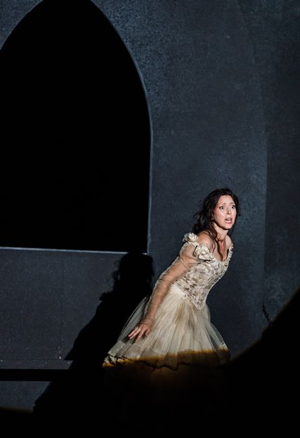 Lisette Oropesa as Elvira in I Puritani at Royal Opera House