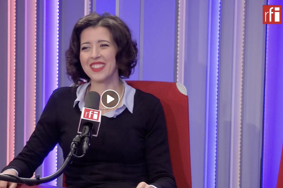 Lisette is interviewed on RFI en Español