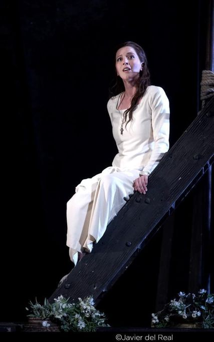Lisette Oropesa as Gilda in Rigoletto at Teatro Real