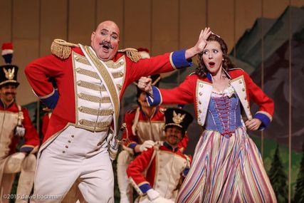 Lisette Oropesa as Marie in La fille du régiment at Pittsburgh Opera
