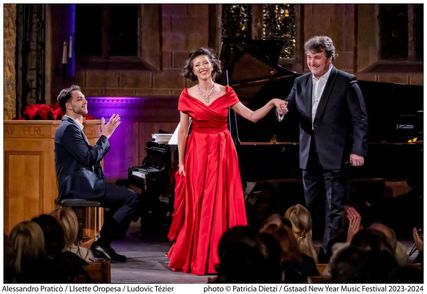 Lisette Oropesa as Soprano and Ludovic Tézier as Baritone in Recital at Gstaad New Year Music Festival