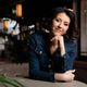 Lisette Oropesa in the lounge of The Royal Opera House in London.