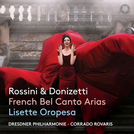 Lisette Oropesa on the cover of her new album, French Bel Canto Arias