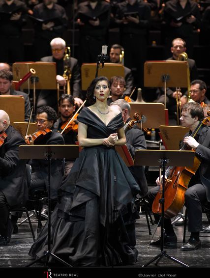 Lisette Oropesa as Amalia in I Masnadieri at Teatro Real