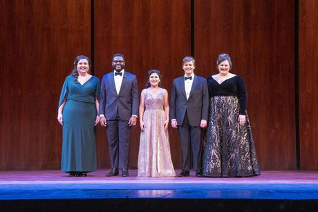 The 2020 National Council Winners: Gabrielle Beteag, Blake Denson, Denis Vélez, Jonah Hoskins and Alexandria Shiner