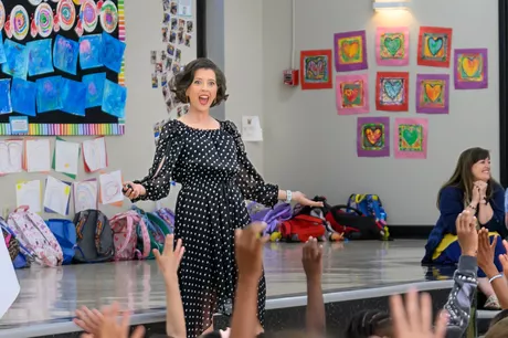 Soprano Lisette Oropesa onstage at Episcopal School of Baton Rouge during the April 2026 speaker series.