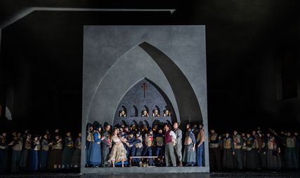 Lisette Oropesa as Elvira in I Puritani at Royal Opera House