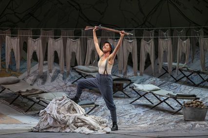 Lisette Oropesa as Marie in La fille du régiment at Lyric Opera of Chicago