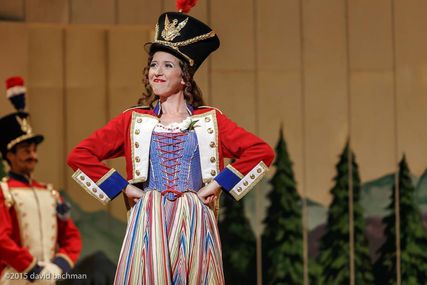 Lisette Oropesa as Marie in La fille du régiment at Pittsburgh Opera