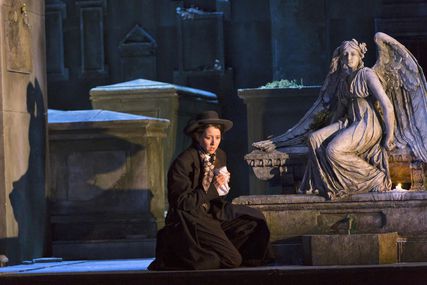 Lisette Oropesa as Lucia in Lucia di Lammermoor at Royal Opera House